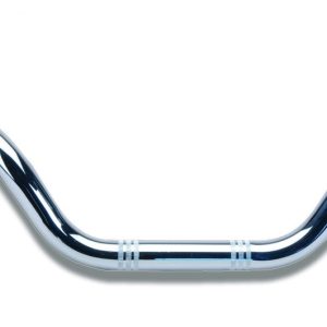 manubrio domino argento lucido cromato in acciaio 9049.31.60.04 diametro 22 mm
