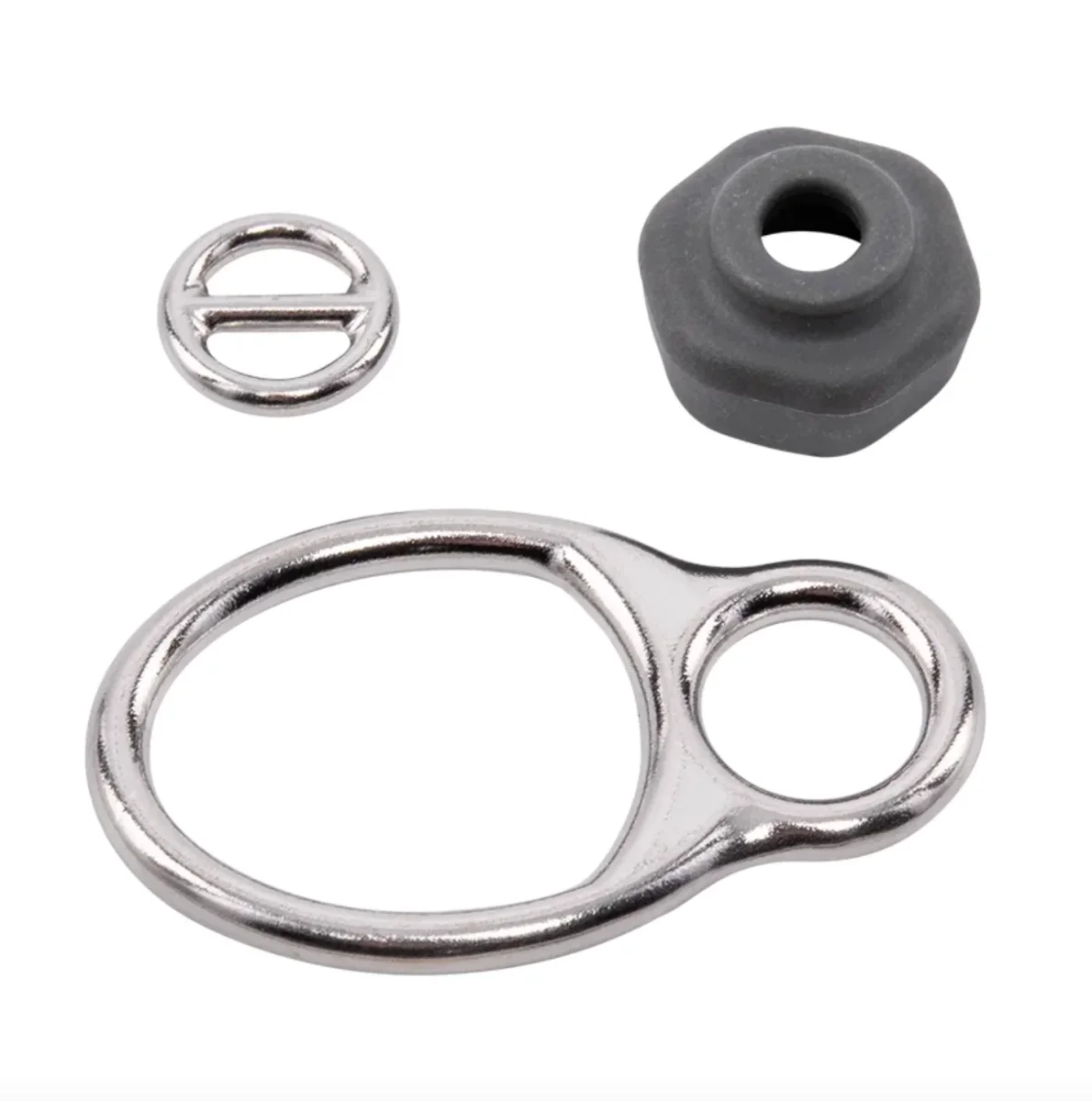 PLKB Compass Safety Leash connector, End Cap and Ring
